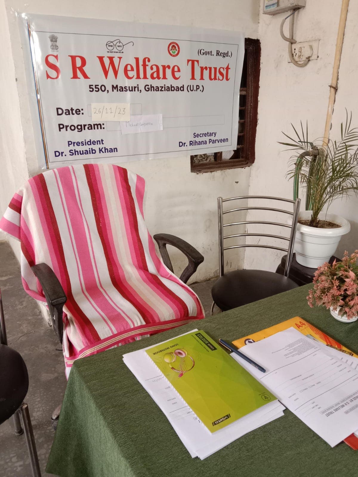 Trust Registration Desk